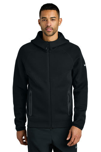 NEW STRAYER - Nike Tech Fleece Full-Zip Hoodie - Black