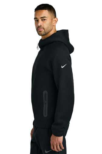 NEW STRAYER - Nike Tech Fleece Full-Zip Hoodie - Black