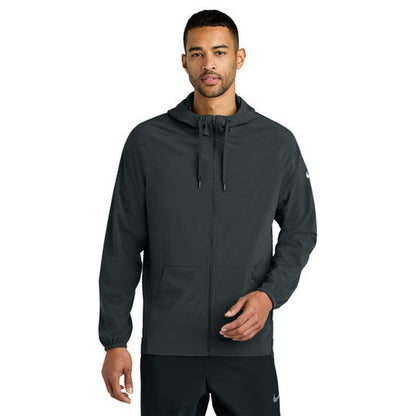 NEW STRAYER - Nike Pro Hooded Jacket - Anthracite