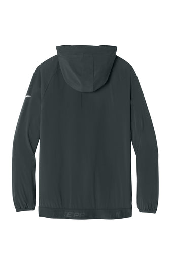 NEW STRAYER - Nike Pro Hooded Jacket - Anthracite