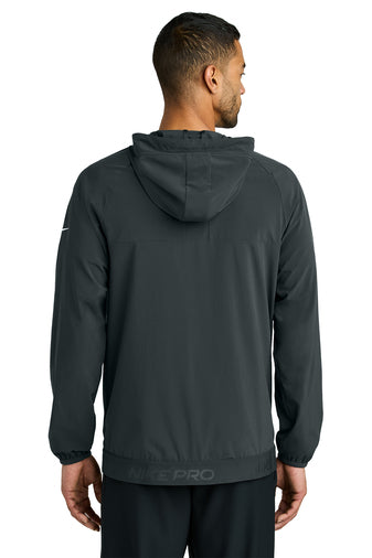 NEW STRAYER - Nike Pro Hooded Jacket - Anthracite