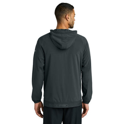 NEW STRAYER - Nike Pro Hooded Jacket - Anthracite