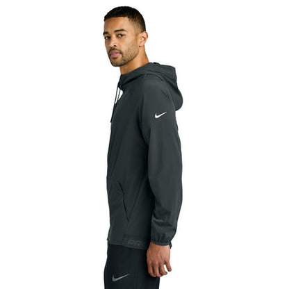 NEW STRAYER - Nike Pro Hooded Jacket - Anthracite