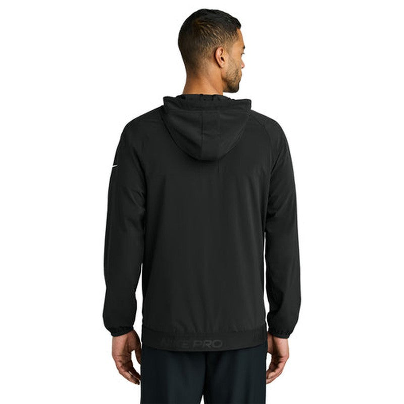STRAYER - Nike Pro Hooded Jacket - Black