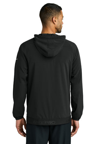 NEW STRAYER - Nike Pro Hooded Jacket - Black