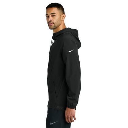 NEW STRAYER - Nike Pro Hooded Jacket - Black