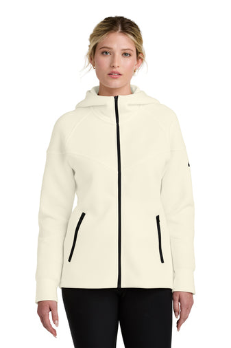 NEW STRAYER - Nike Women’s Tech Fleece Full-Zip Hoodie - Pale Ivory