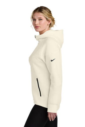 NEW STRAYER - Nike Women’s Tech Fleece Full-Zip Hoodie - Pale Ivory