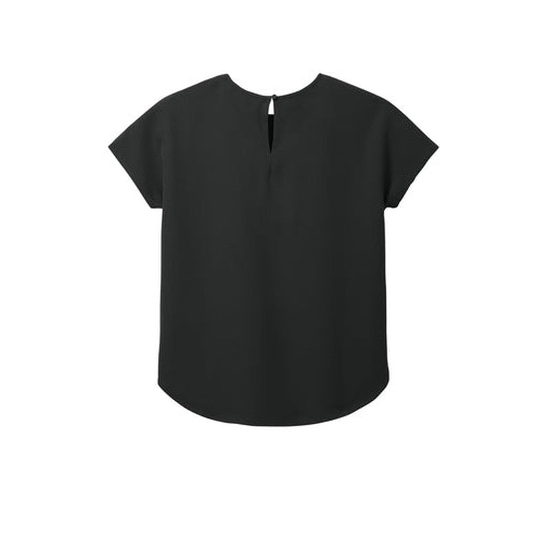 STRAYER ALUMNI ASSOCIATION Mercer+Mettle® Women's Stretch Crepe Crew - Deep Black