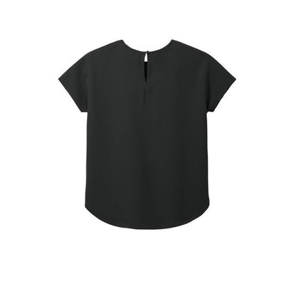 NEW STRAYER ALUMNI - Mercer+Mettle® Women's Stretch Crepe Crew - Deep Black