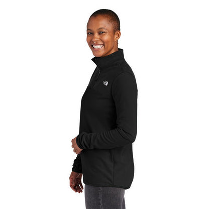 NEW STRAYER ALUMNI - The North Face® Ladies Glacier 1/4-Zip Fleece - TNF Black