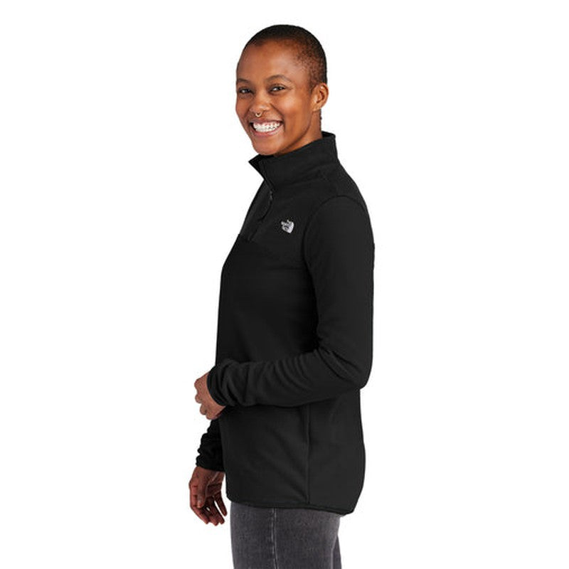 STRAYER HONORS - The North Face® Ladies Glacier 1/4-Zip Fleece - TNF Black