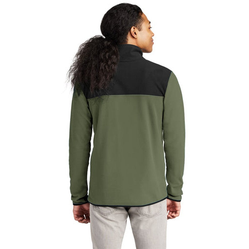 STRAYER ALUMNI The North Face® Glacier 1/4-Zip Fleece - New Taupe Green/TNF Black