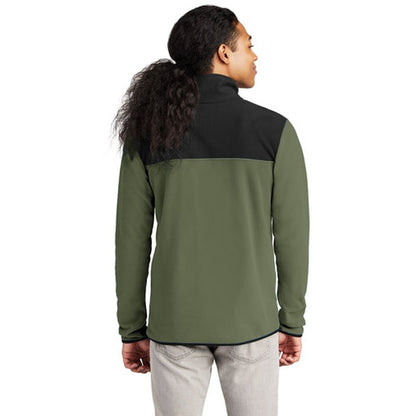 NEW STRAYER ALUMNI - The North Face® Glacier 1/4-Zip Fleece - New Taupe Green/TNF Black