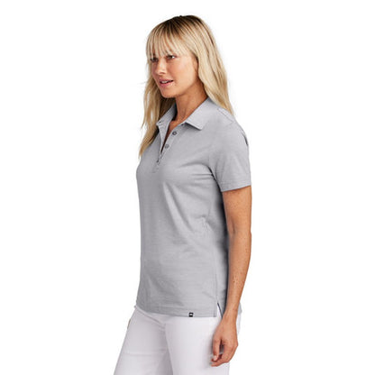 NEW STRAYER ALUMNI - TravisMathew Ladies Sunnyvale Polo - Light Grey Heather