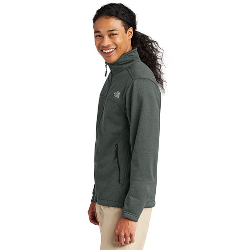 STRAYER ALUMNI ASSOCIATION The North Face® Chest Logo Ridgewall Soft Shell Jacket - TNF Dark Grey Heather