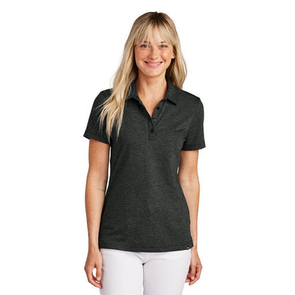 NEW STRAYER ALUMNI - TravisMathew Ladies Sunnyvale Polo - Black Heather