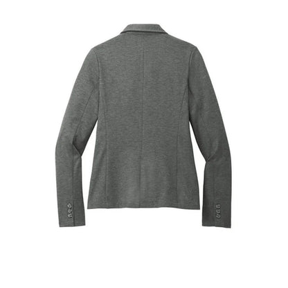 NEW JWMI - Mercer+Mettle® Women’s Relaxed Knit Blazer - Storm Grey Heather