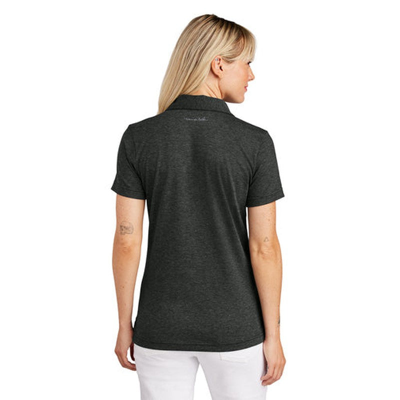 STRAYER ALUMNI ASSOCIATION TravisMathew Ladies Sunnyvale Polo - Black Heather