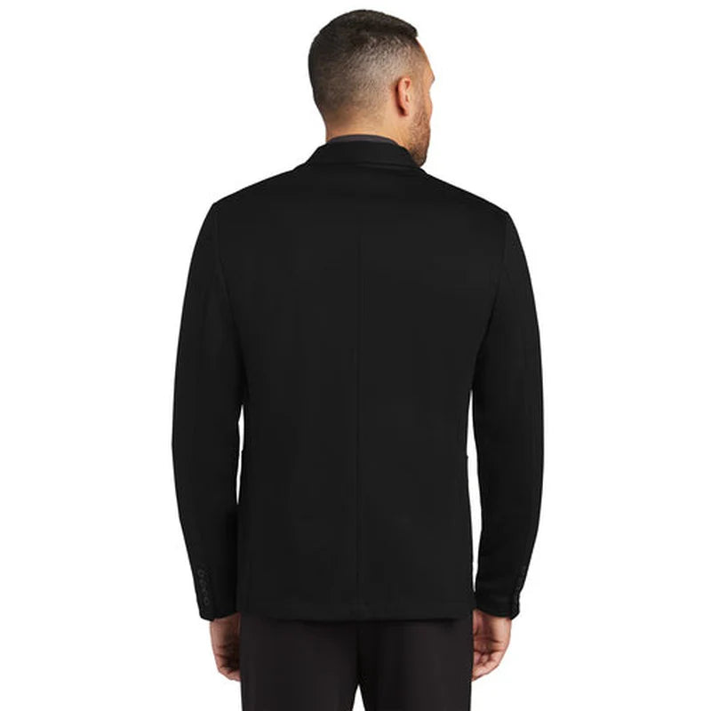 NEW JWMI - Mercer+Mettle® Relaxed Knit Blazer - Deep Black