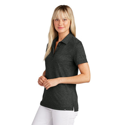 NEW STRAYER ALUMNI - TravisMathew Ladies Sunnyvale Polo - Black Heather