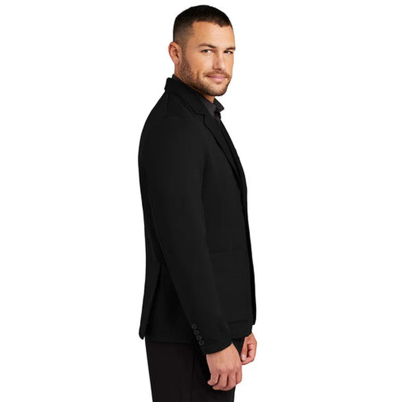 NEW JWMI - Mercer+Mettle® Relaxed Knit Blazer - Deep Black