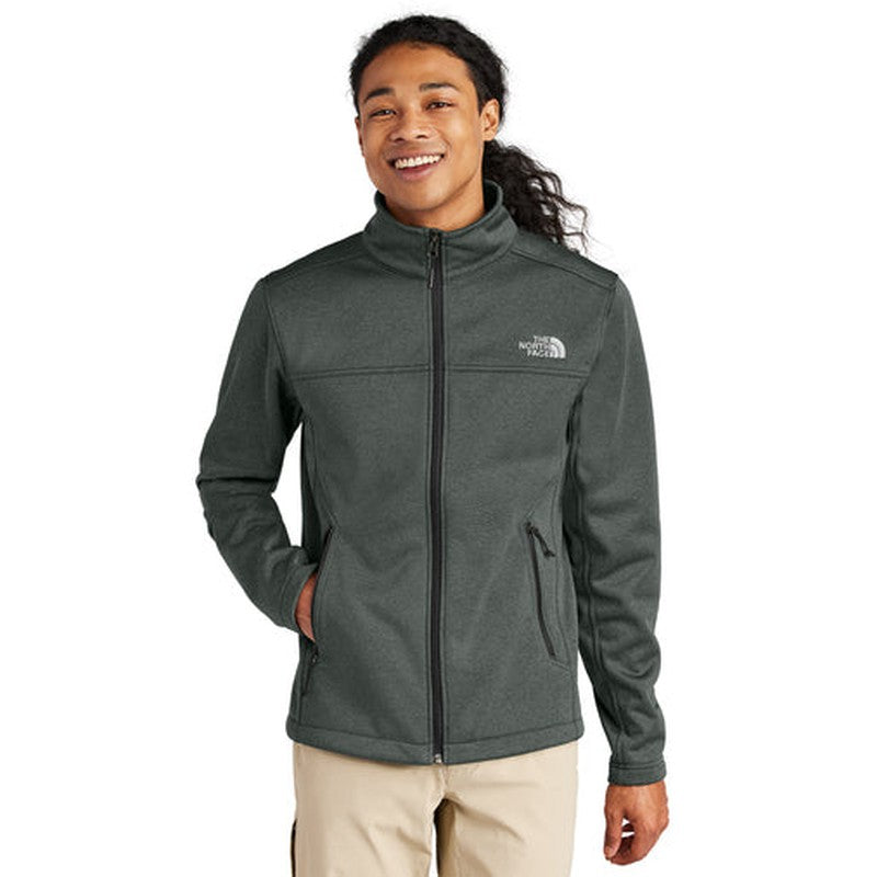 STRAYER ALUMNI ASSOCIATION The North Face® Chest Logo Ridgewall Soft Shell Jacket - TNF Dark Grey Heather