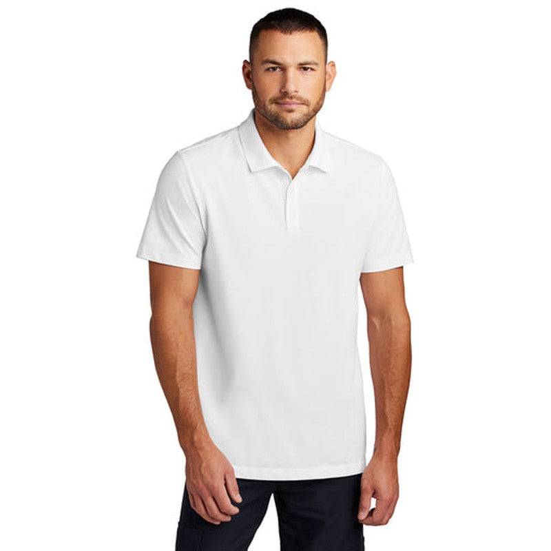 STRAYER ALUMNI ASSOCIATION Mercer+Mettle® Stretch Pique Polo - White