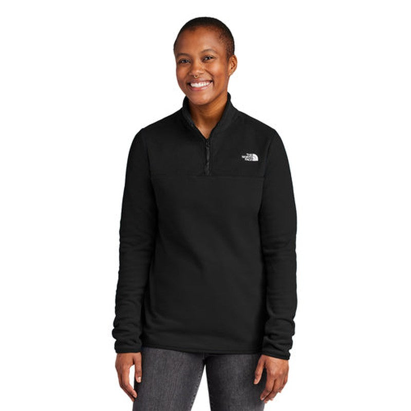 STRAYER ALUMNI The North Face® Ladies Glacier 1/4-Zip Fleece - TNF Black