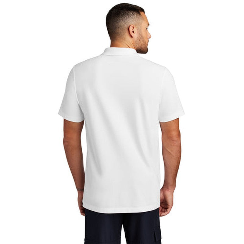 STRAYER ALUMNI ASSOCIATION Mercer+Mettle® Stretch Pique Polo - White