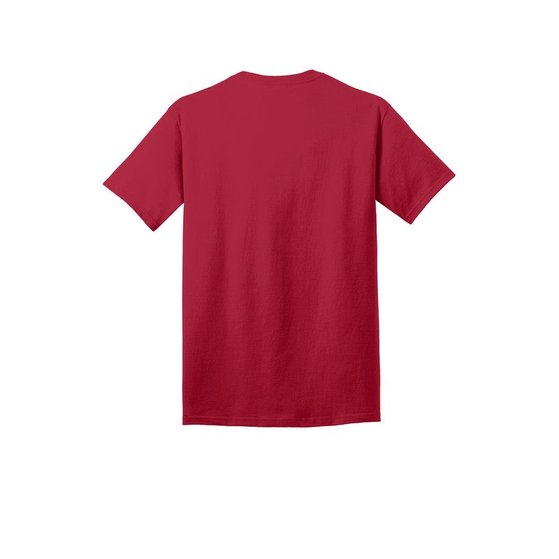 NEW STRAYER Port & Company® - Core Cotton Tee- RED