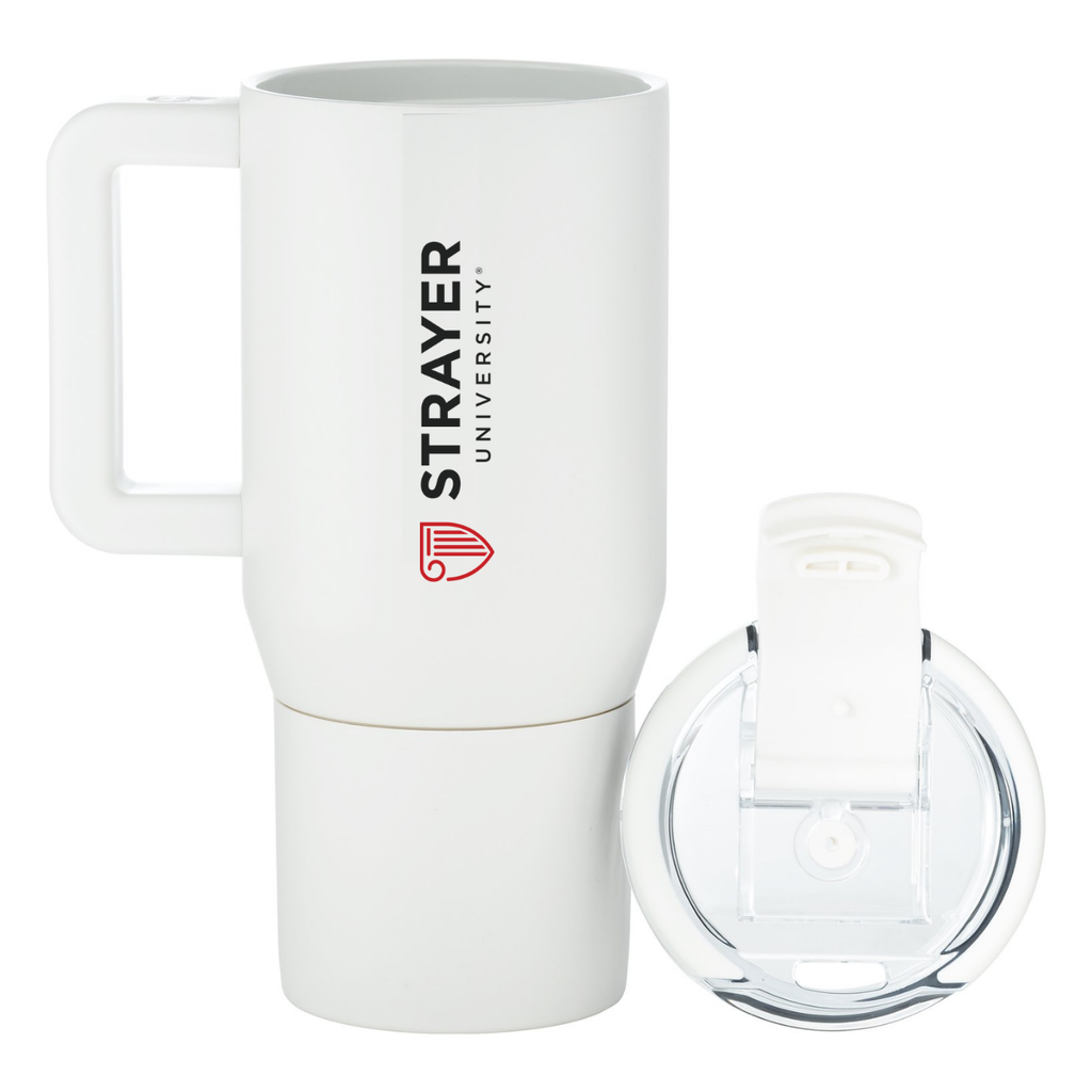 NEW STRAYER hydrojug coffee traveler - Linen