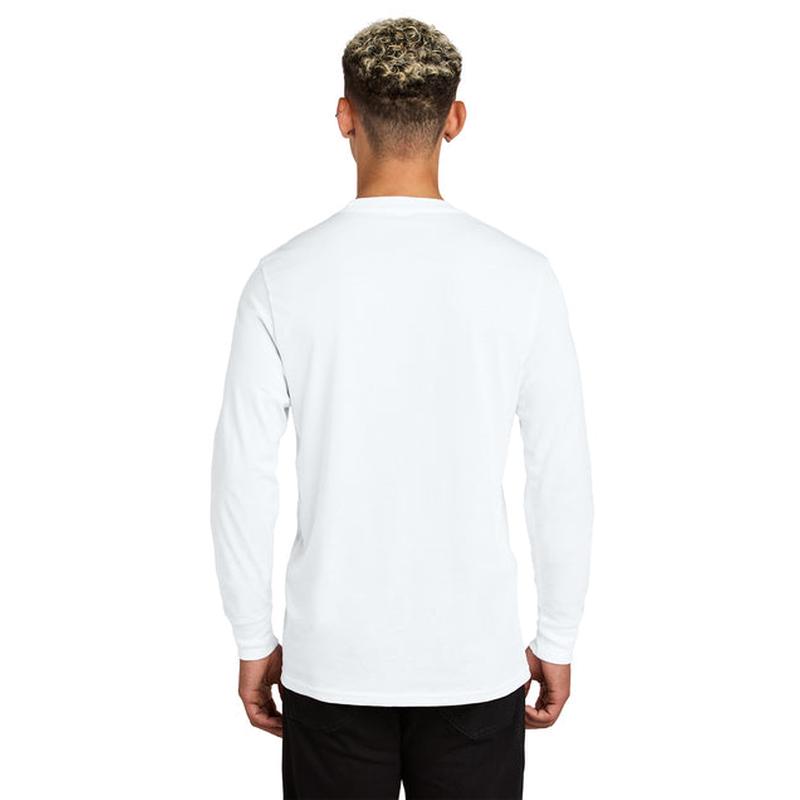 NEW STRAYER Allmade® Unisex Long Sleeve Organic Cotton Tee - Bright White