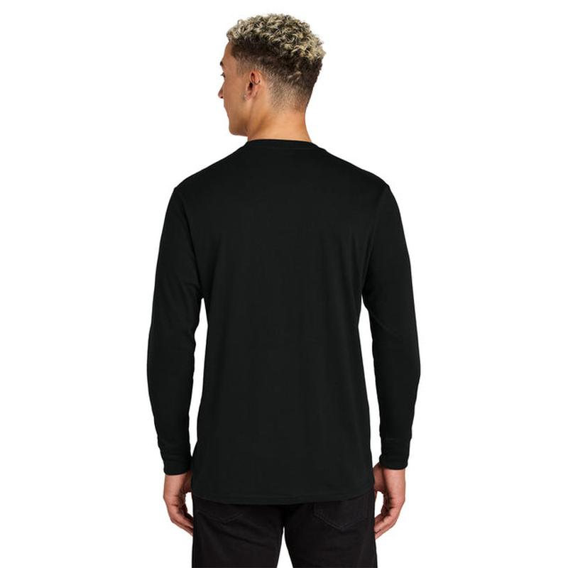 NEW STRAYER Allmade® Unisex Long Sleeve Organic Cotton Tee - Deep Black