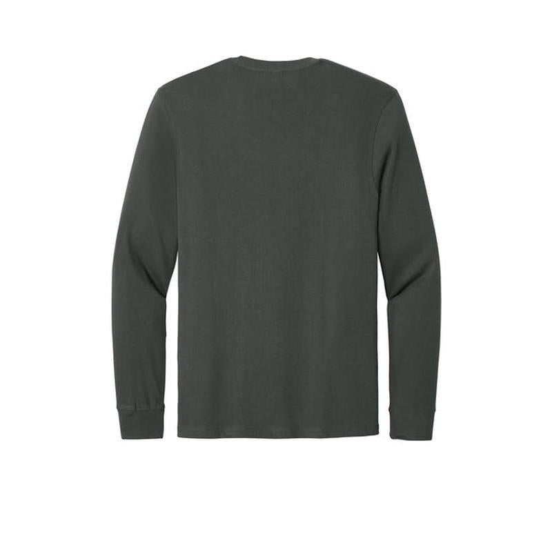 NEW STRAYER Allmade® Unisex Long Sleeve Organic Cotton Tee - Terrain Grey