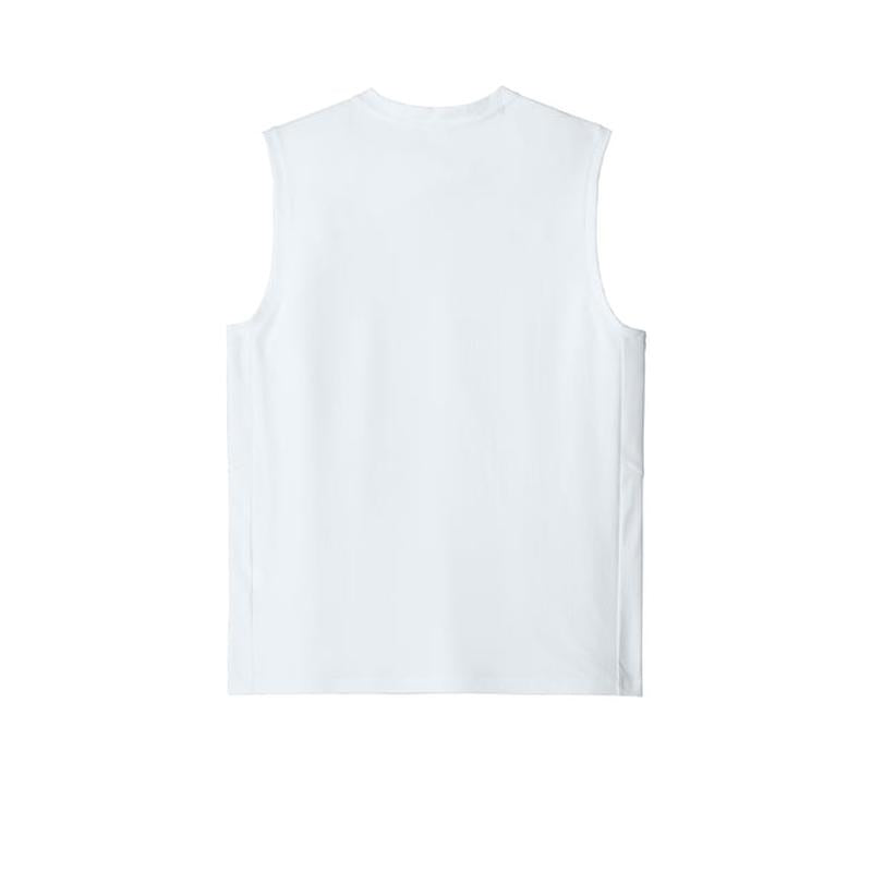 NEW STRAYER Sport-Tek® Women’s Club Sleeveless V-Neck - White/White
