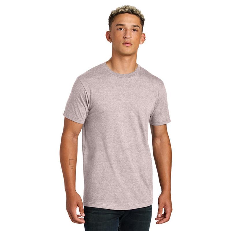 NEW STRAYER American Apparel® Unisex CVC Tee - Heather Blush