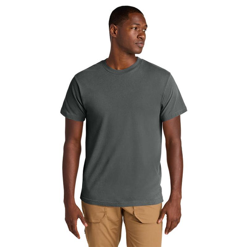 NEW STRAYER American Apparel® Unisex Heavyweight Cotton Garment-Dyed Tee - Faded Black