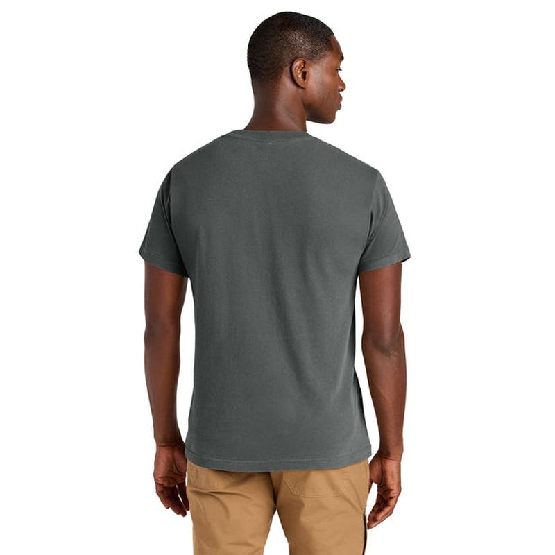 NEW STRAYER American Apparel® Unisex Heavyweight Cotton Garment-Dyed Tee - Faded Black