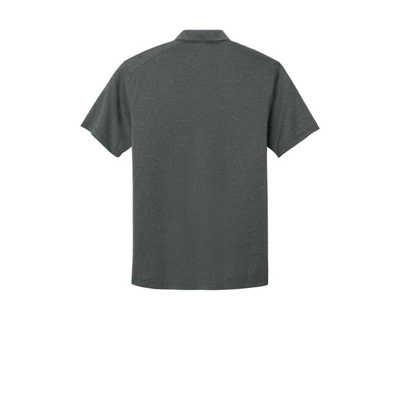 NEW STRAYER Nike Dri-FIT Smooth Heather Polo - Anthracite Heather