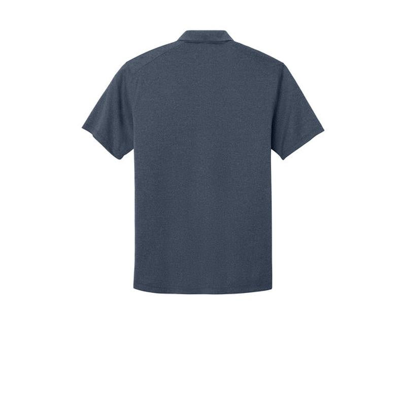 NEW STRAYER Nike Dri-FIT Smooth Heather Polo - Navy Heather