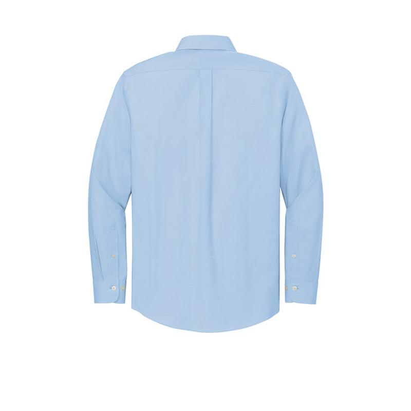 NEW STRAYER Brooks Brothers® Tall Wrinkle-Free Stretch Pinpoint Shirt - Newport Blue