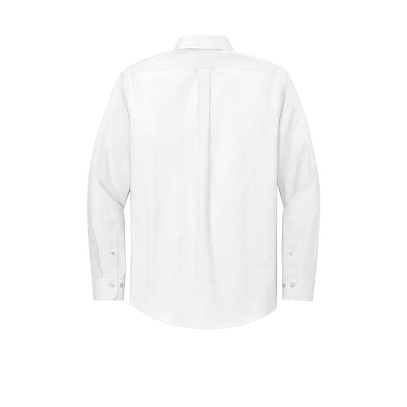 NEW STRAYER Brooks Brothers® Tall Wrinkle-Free Stretch Pinpoint Shirt - White