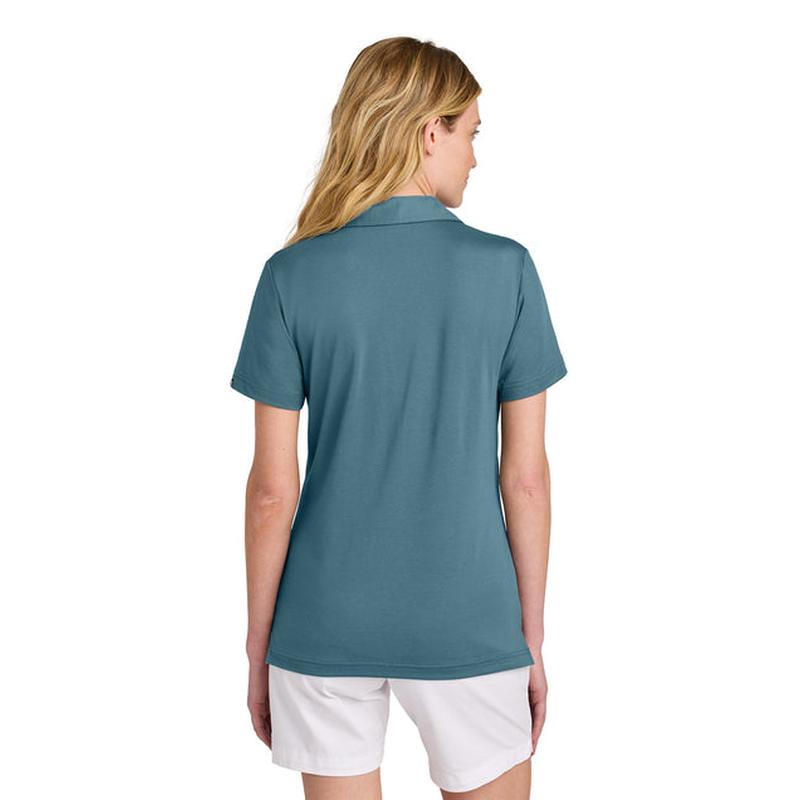 NEW STRAYER TravisMathew Women’s Glenview Solid Polo - Stellar Blue