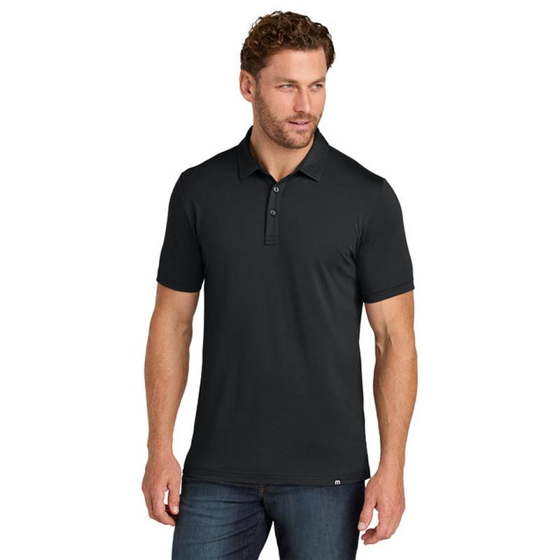 NEW STRAYER TravisMathew Glenview Solid Polo - Black