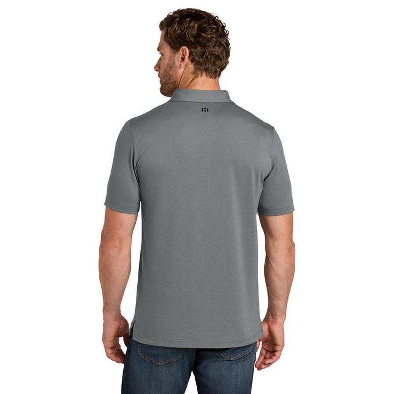 NEW STRAYER TravisMathew Glenview Solid Polo - Quiet Shade Grey