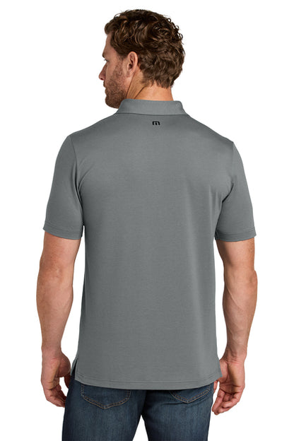 NEW STRAYER TravisMathew Glenview Solid Polo - Quiet Shade Grey