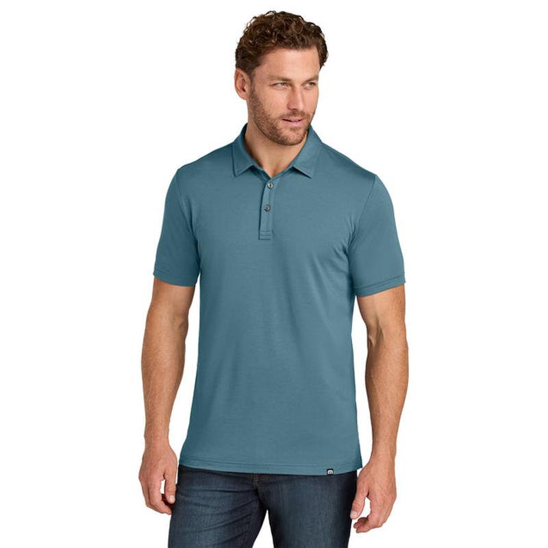 NEW STRAYER TravisMathew Glenview Solid Polo - Stellar Blue