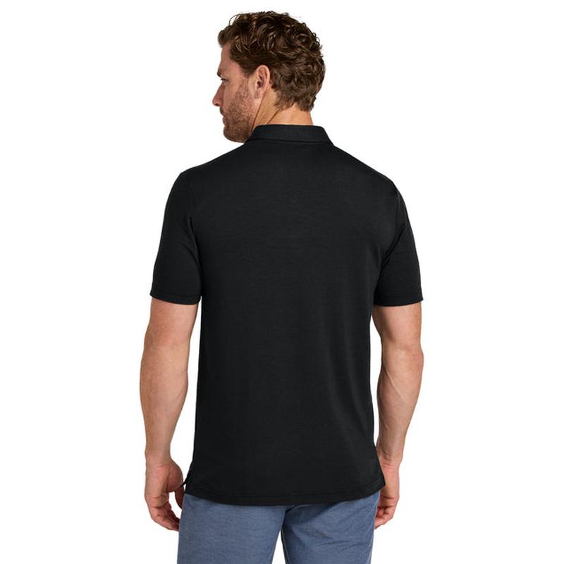 NEW STRAYER TravisMathew Glenview Stripe Polo - Black