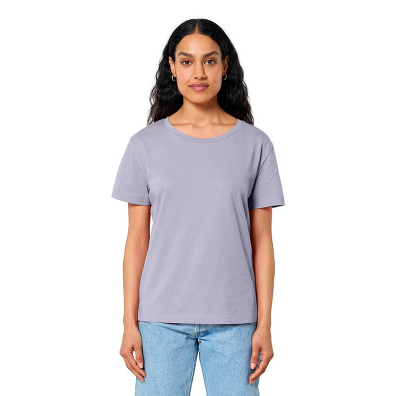NEW STRAYER Stanley/Stella Women’s Stella Serena Scoop Neck Tee - Lavender